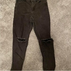 High waisted skinny AE jeans size 14